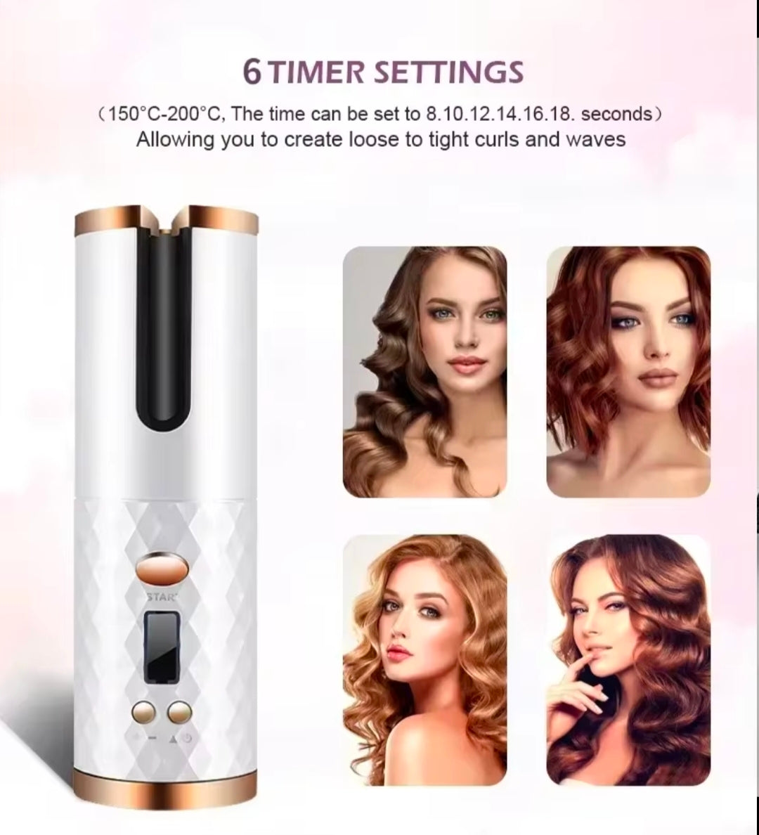 AutoCurl Pro™ Wireless Curler