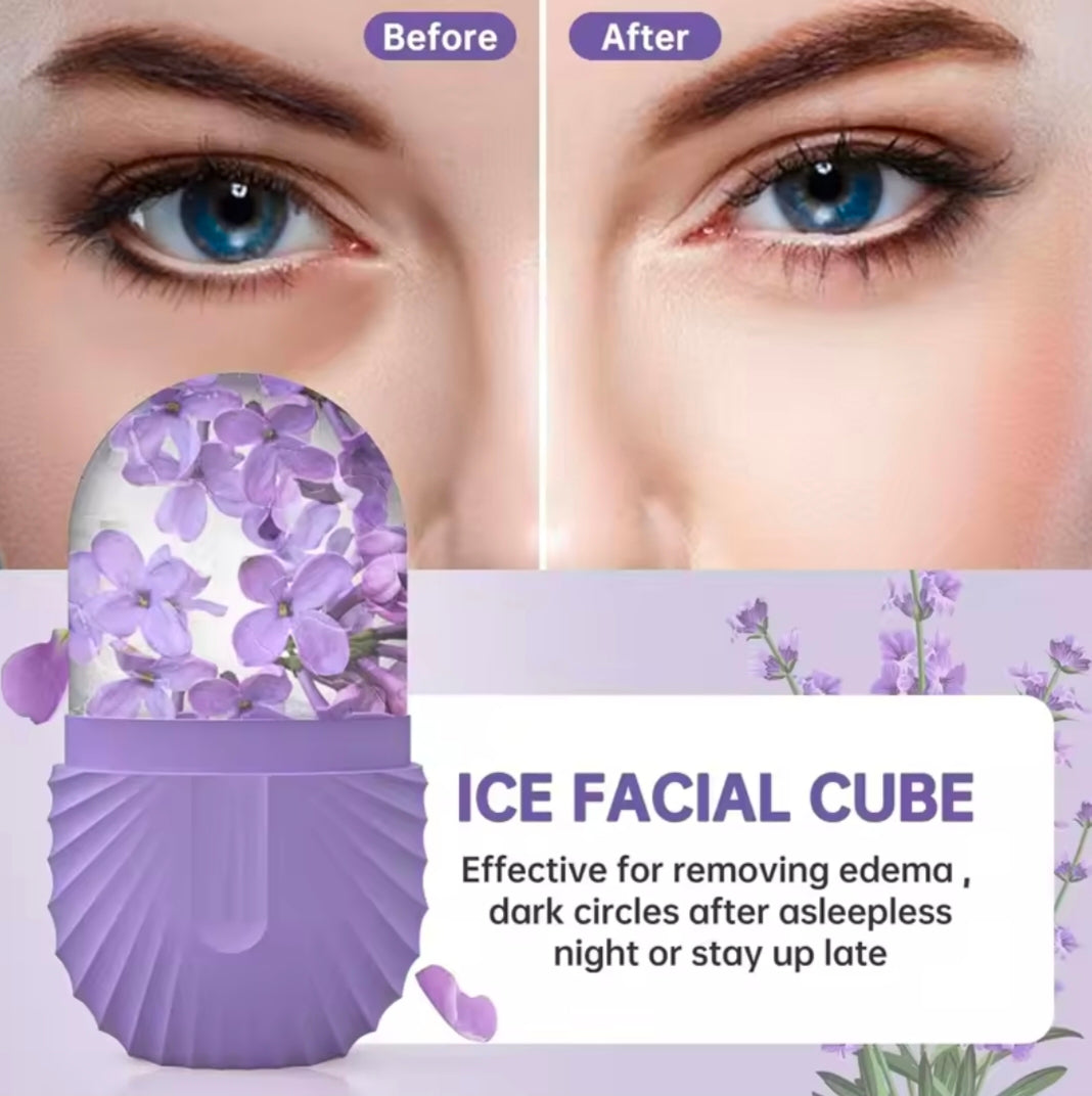 Instant Cooling Facial Ice Roller for Puffy & Tired Skin❄️