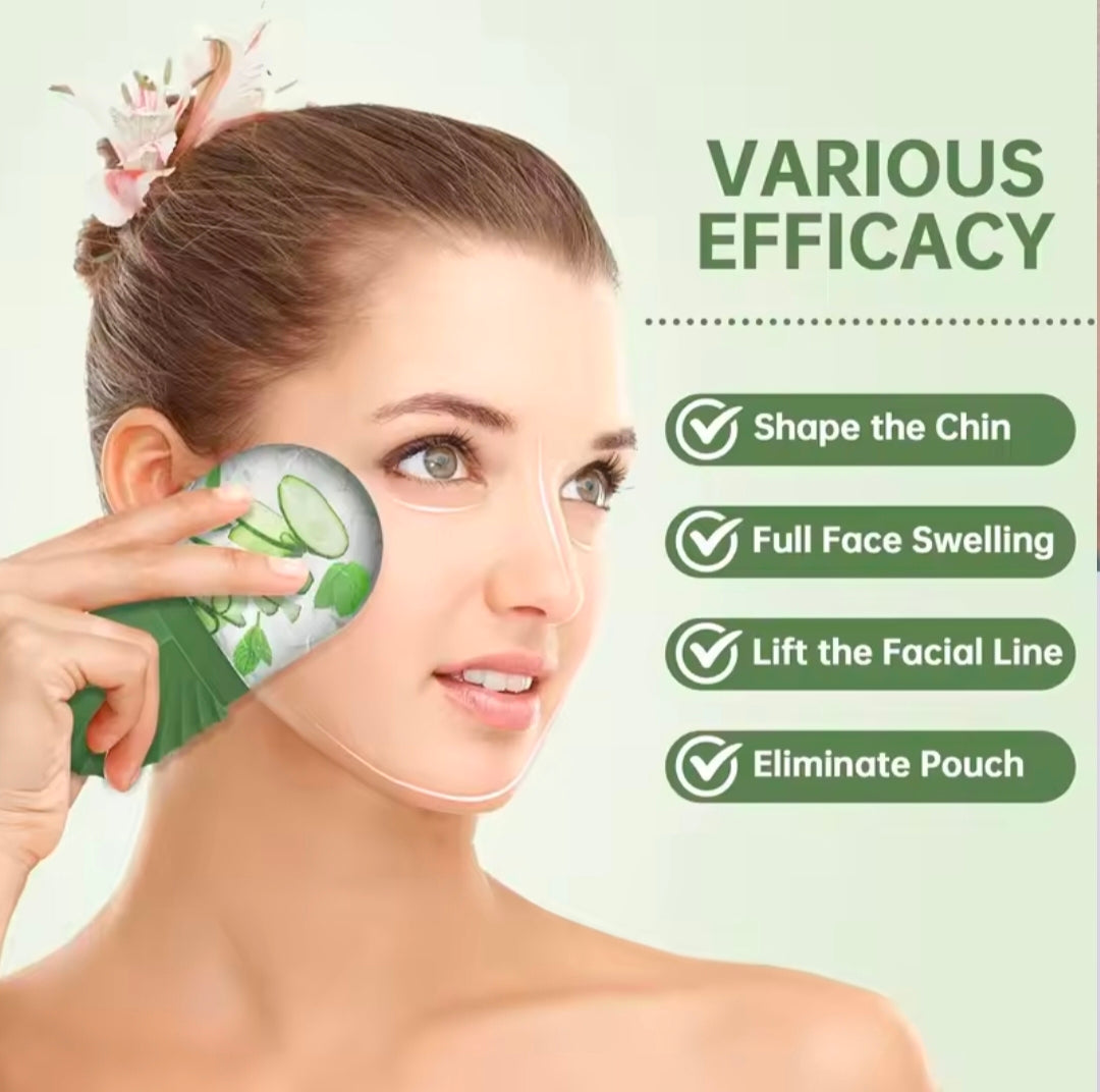 Instant Cooling Facial Ice Roller for Puffy & Tired Skin❄️